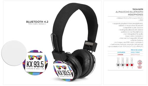 Alpha Echo Bluetooth Headphones
