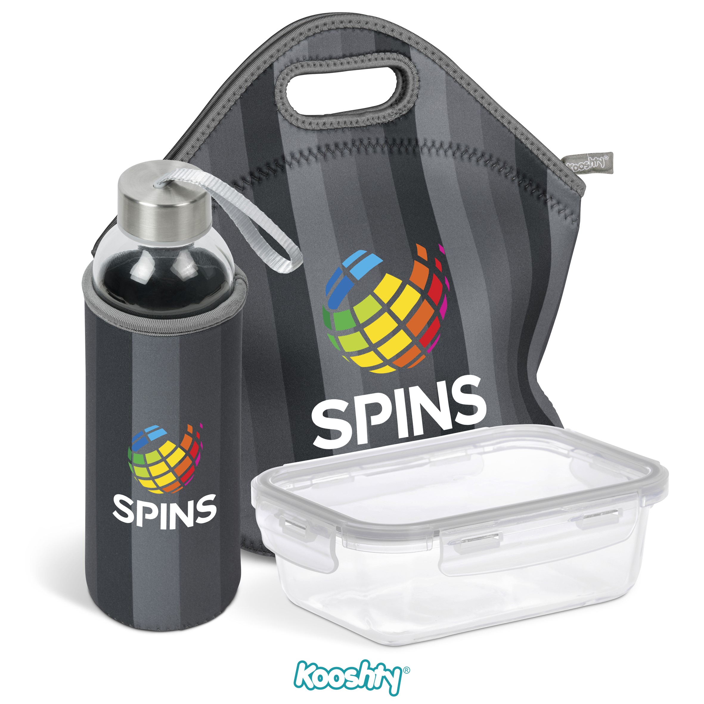 Kooshty Quirky Refreshment Kit - Grey Only