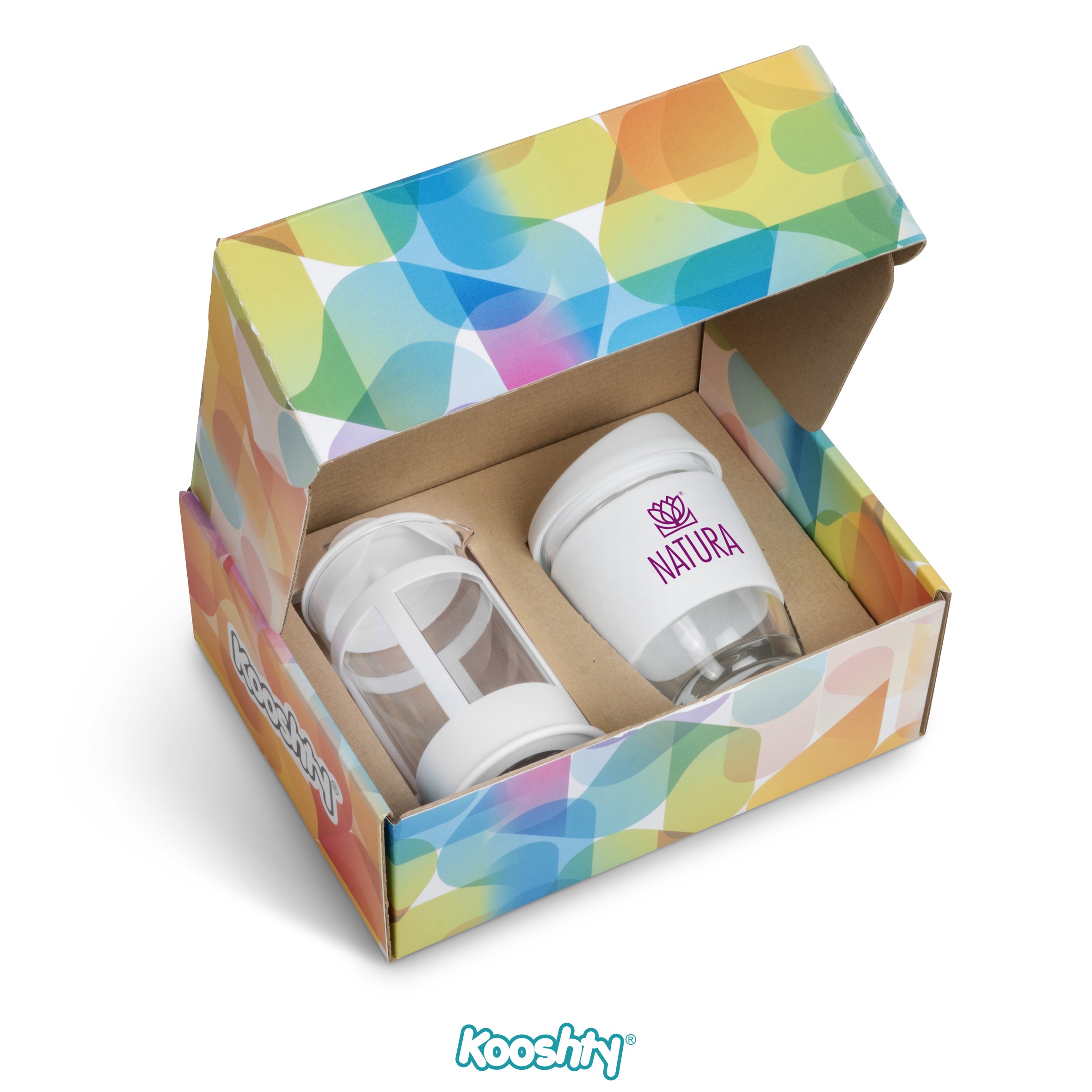 Kooshty Kupper Set With White Plunger