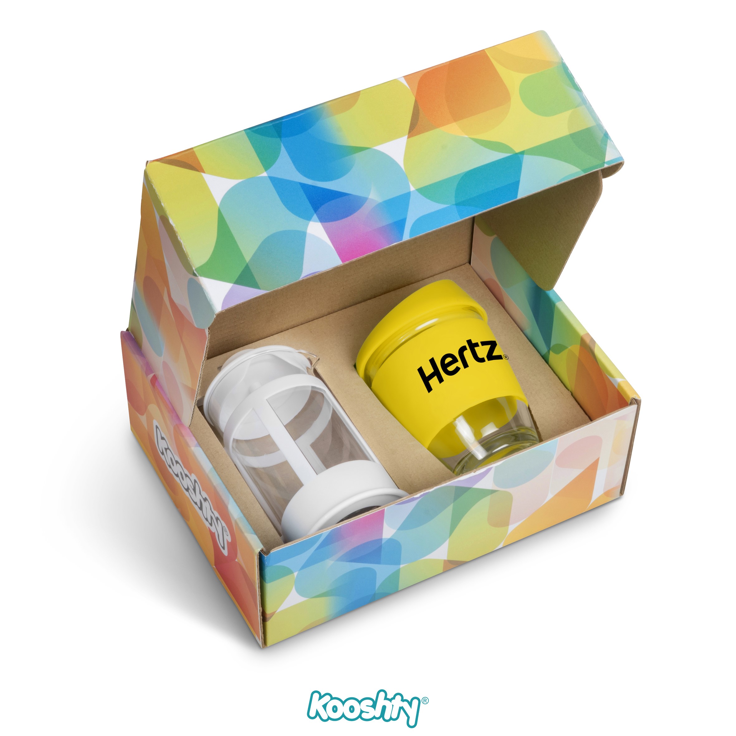Kooshty Kupper Set With White Plunger - Yellow Only